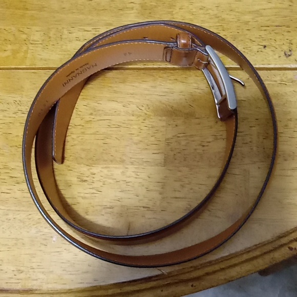 Magnanni Spanish Men's Tan Leather Belt - Picture 3 of 16